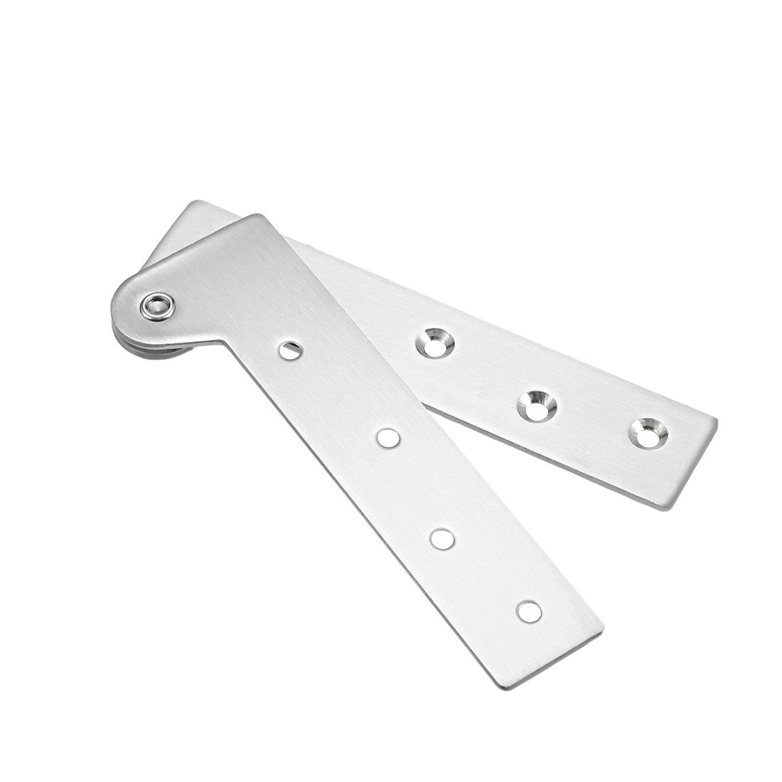 uxcell Uxcell 180 Degree Rotatable Pivot Hinge for Window Or Door 150x50mm Silver Tone