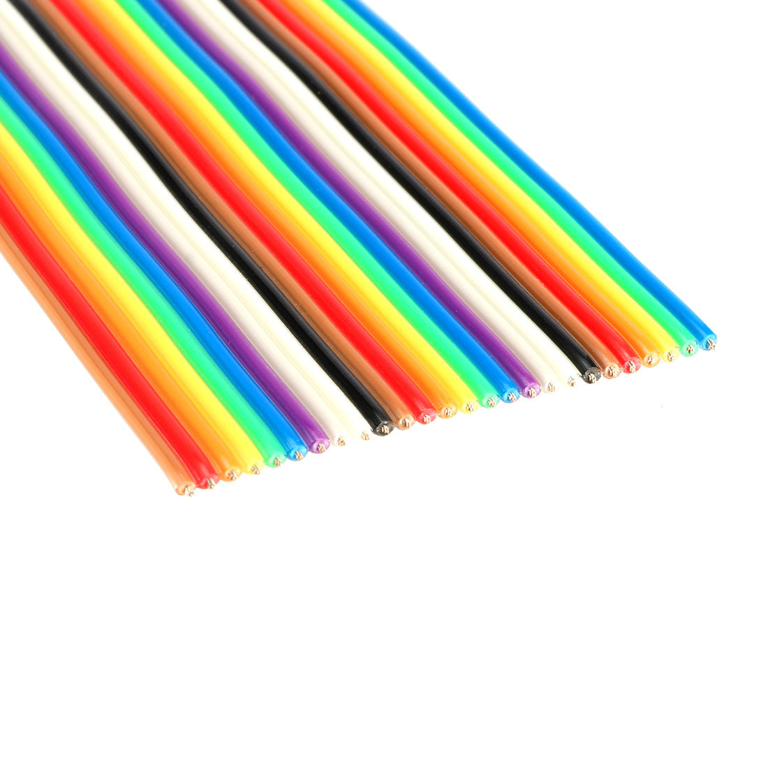 uxcell Uxcell Flat Ribbon Cable 26P Rainbow IDC Wire 1.27mm Pitch 1 Meters Long