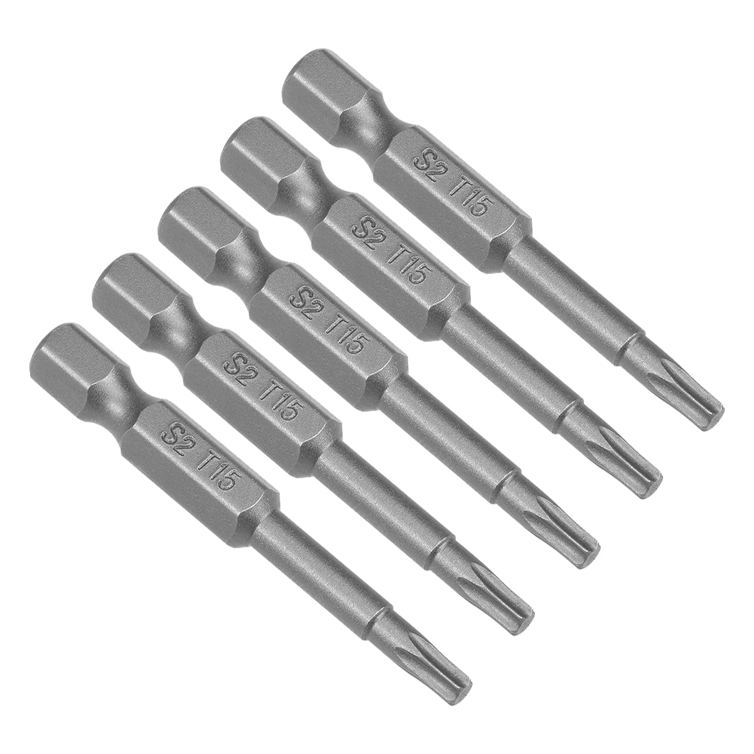 uxcell Uxcell Magnetic Torx Screwdriver Bits, Hex Shank S2 Steel Power Tool