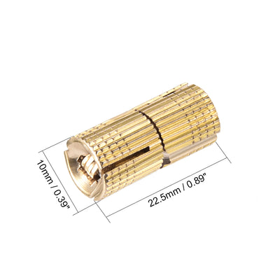 Harfington Uxcell Cylindrical 10mm Invisible Furniture Hinge Concealed Hinge 180 degree Opening Angle