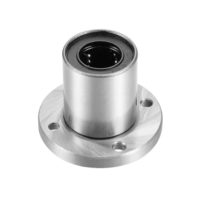 Harfington Uxcell Linear Motion Ball Bearings Round Flange