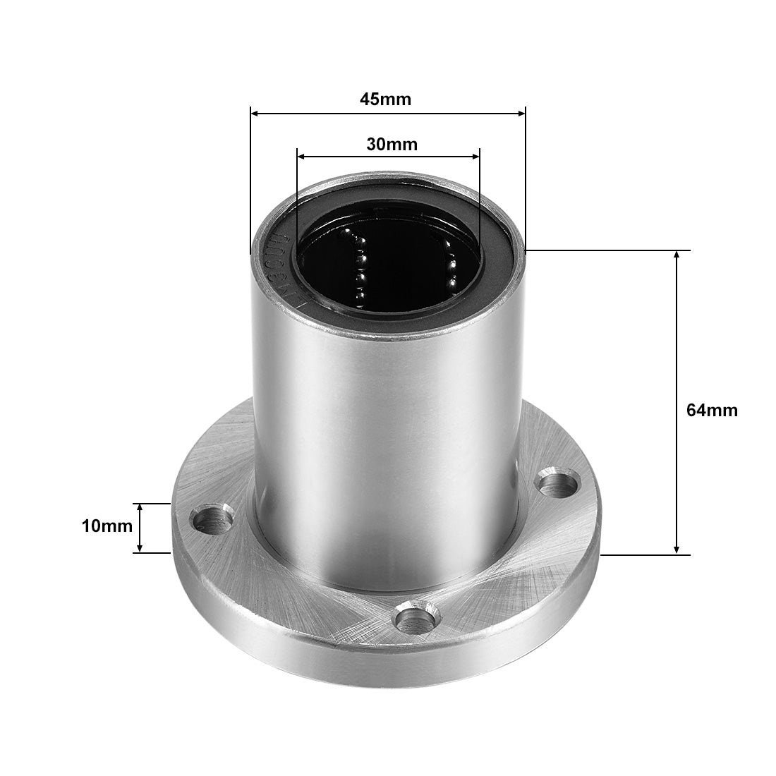 uxcell Uxcell Linear Motion Ball Bearings Round Flange