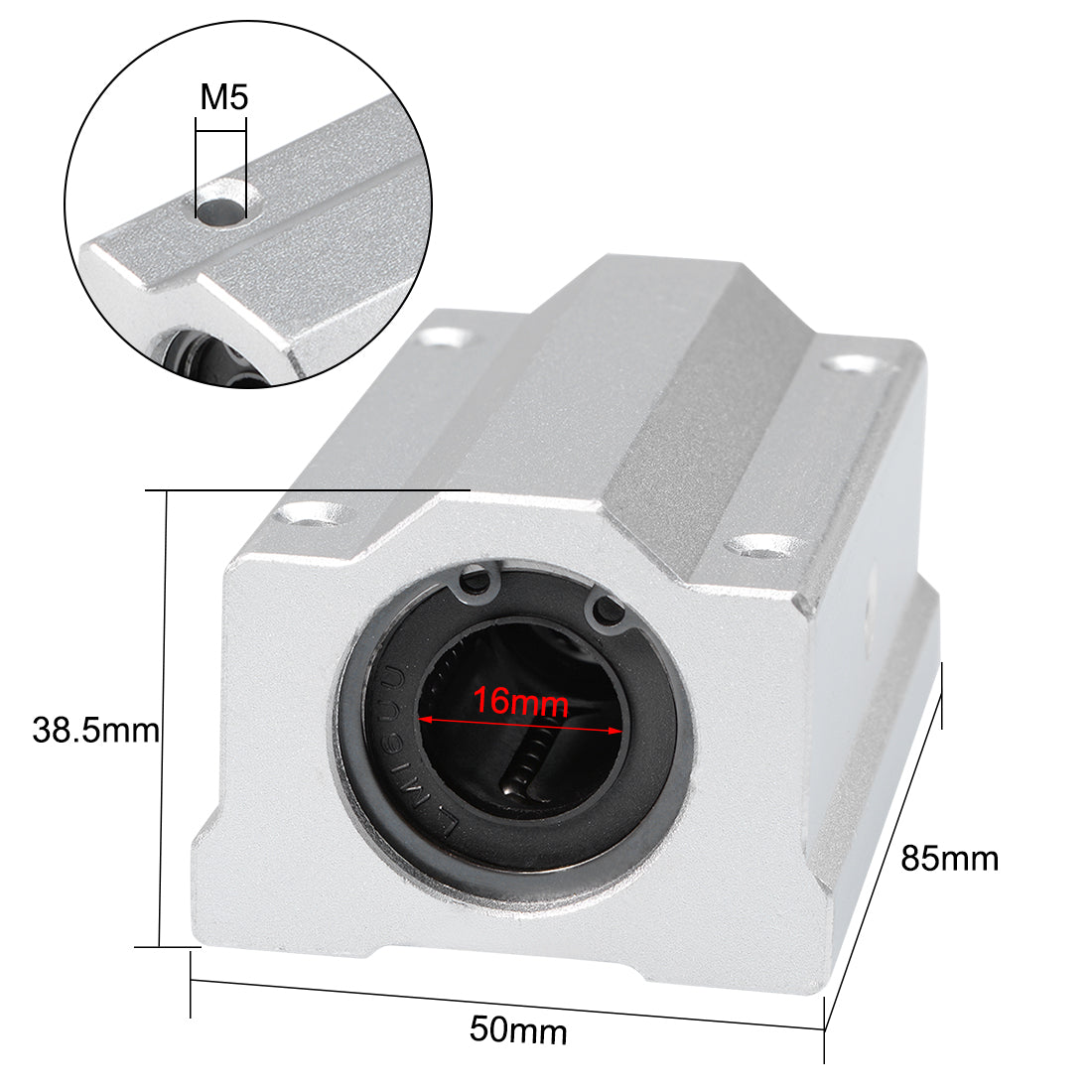 uxcell Uxcell Linear Ball Bearing Motion Slide Block Units Extra Long