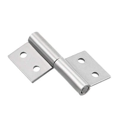 Harfington Uxcell 2-inch Long Steel Small Slip Joint Flag Hinge - Lift Off Right Handed Lid Door