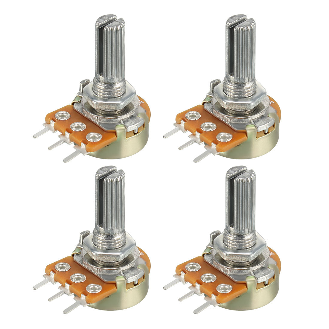 uxcell Uxcell 5 Stk.Karbon Film Potentiometer Widerstände Einzelnen Dreh WH148 100K ohm de