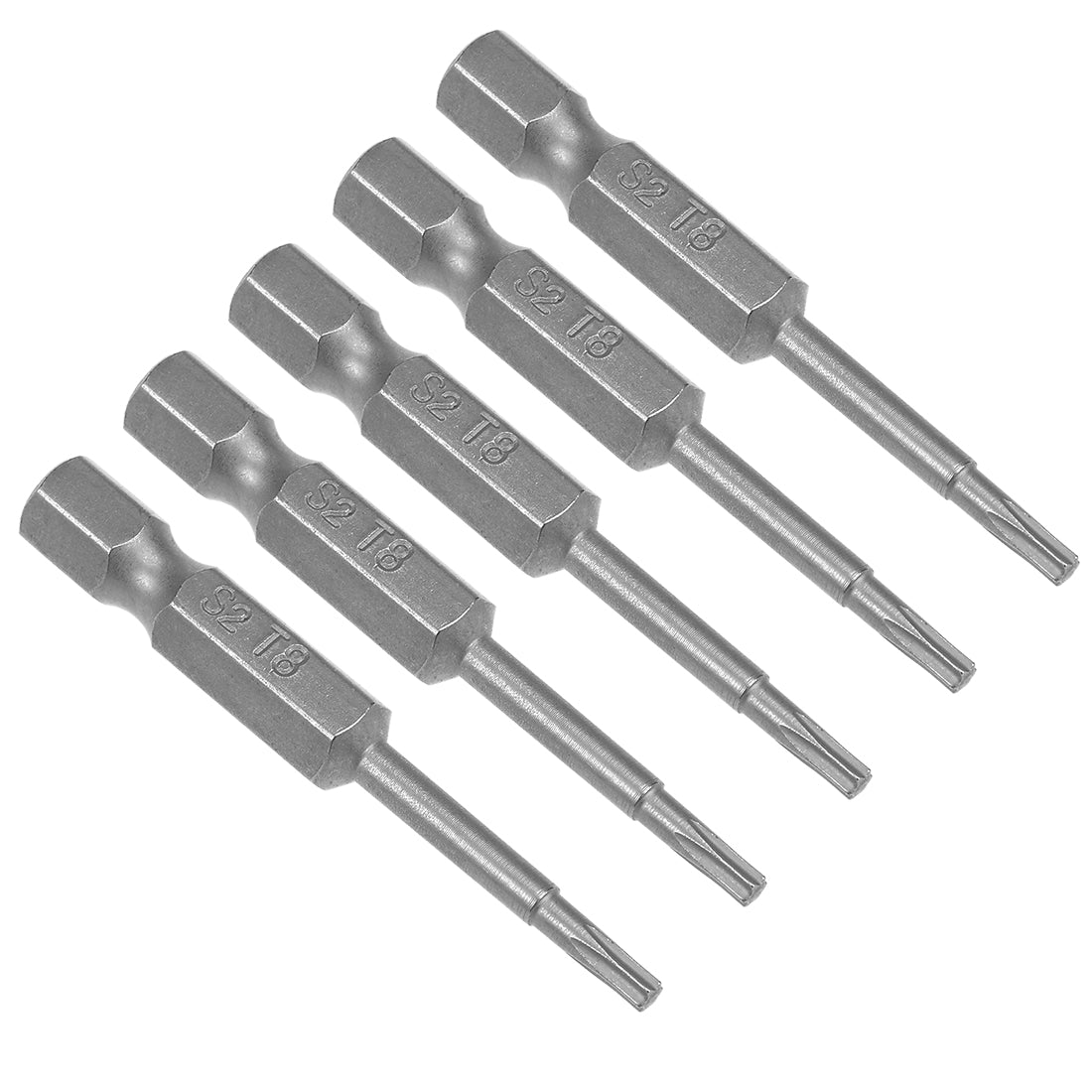 uxcell Uxcell Magnetic Torx Screwdriver Bits, Hex Shank S2 Steel Power Tool