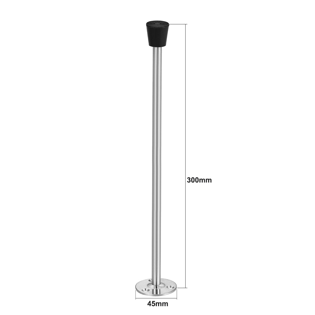 uxcell Uxcell 2 Stk. Türstopper Stoßstange Wandschutz Dämpfungswand mit Gummi Spitze 300mm de