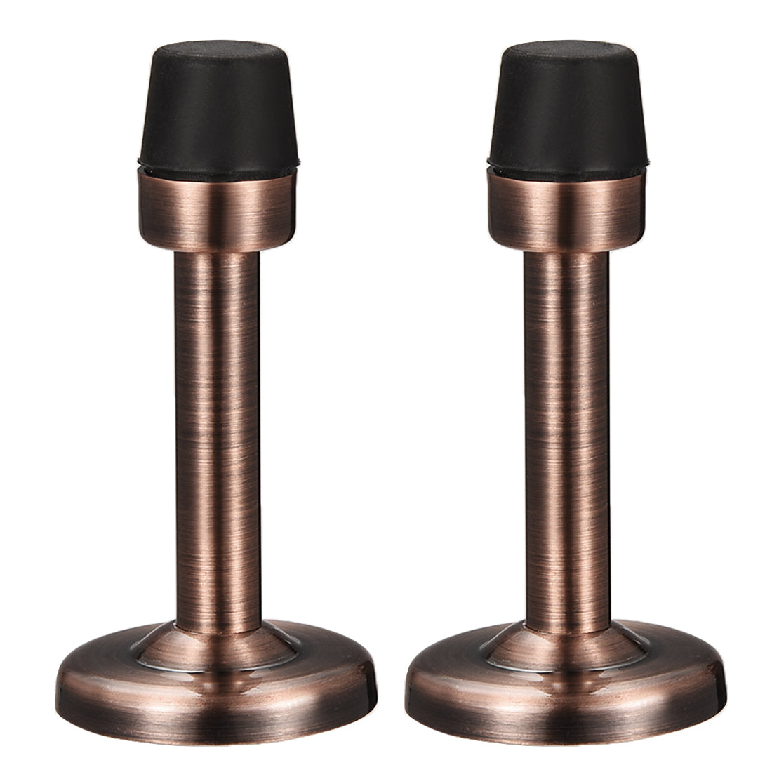 uxcell Uxcell Door Stopper Stop Bumper Wall Protector Sound Dampening Wall Mount W Rubber Tip Copper Tone 2pcs