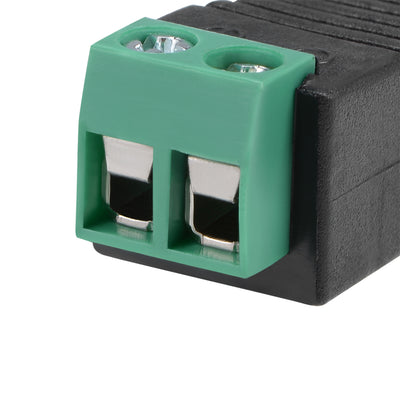 Harfington Uxcell 10Pairs 5.5x2.1mm Male Female DC Power Jack Connector Terminal for CCTV