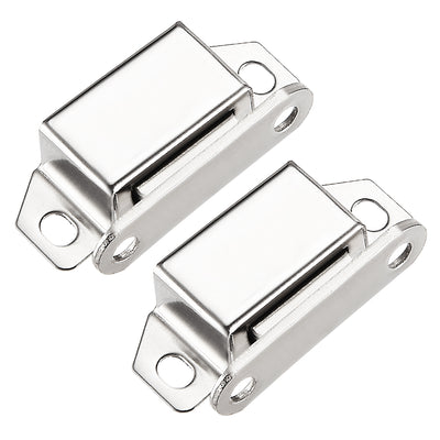 uxcell Uxcell 2Pcs Door Cabinet Magnetic Catch Magnet Latch Closure Stainless Steel 36mm Length