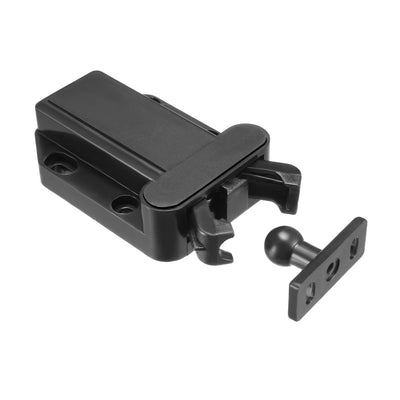 Harfington Uxcell Push Open Latch Lock Touch Catch for Bedroom Cabinet Cupboard Drawer Black