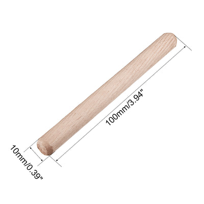 Harfington Uxcell Wooden Dowel Pin, Wood Kiln Dried Fluted Beveled Hardwood