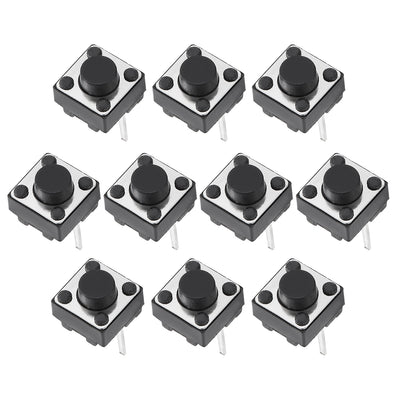 uxcell Uxcell 6x6x5mm Panel Mini/Micro/Small PCB Momentary Tactile Tact Push Button Switch DIP 10PCS