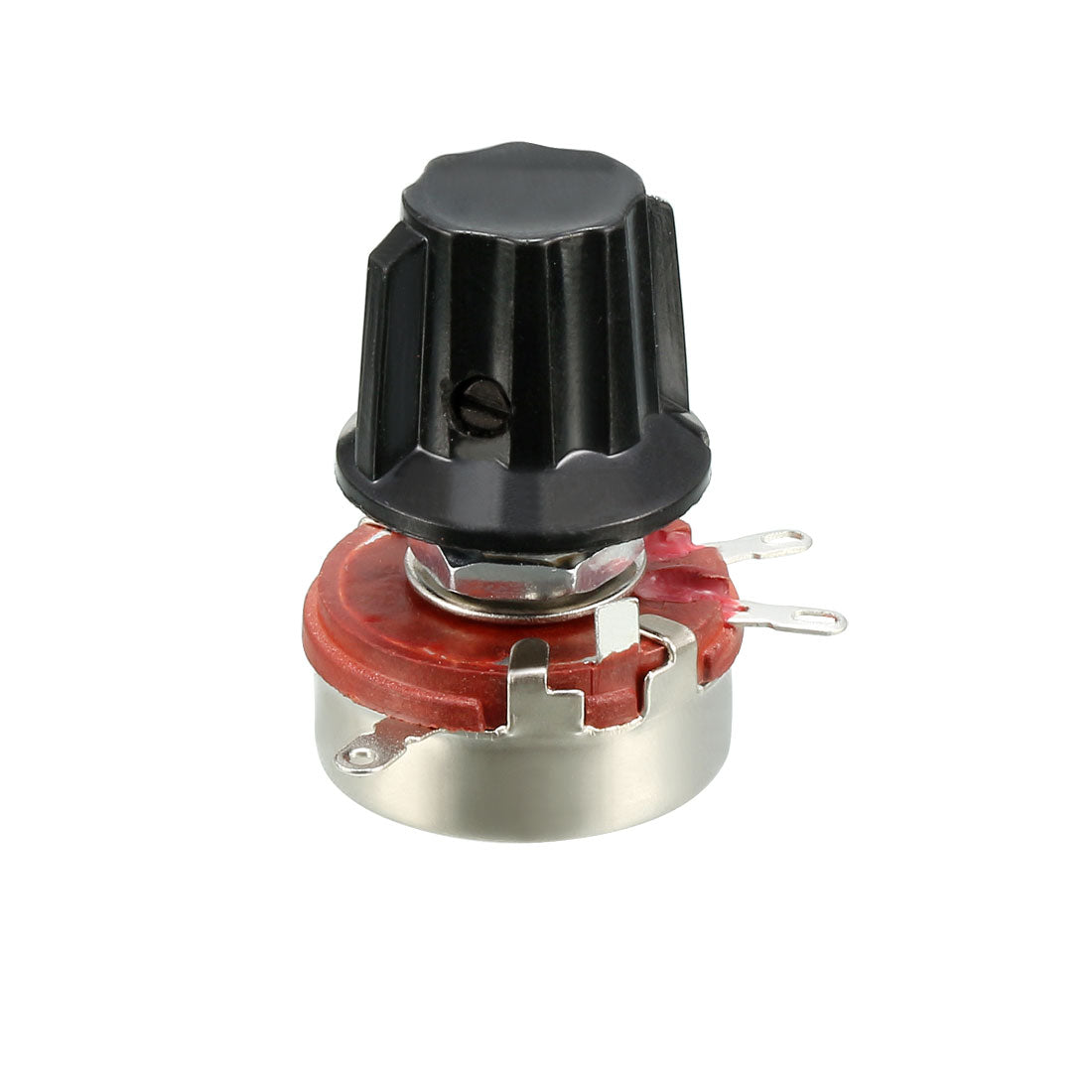 uxcell Uxcell WH118 1K Ohm Variable Resistors Single Turn Rotary Carbon Film Potentiometer w Knobs