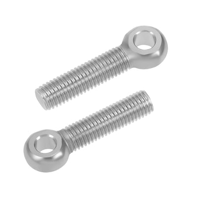 Harfington Uxcell M14 x 50mm Machinery Shoulder Swing Lifting Eye Bolt 304 Stainless Steel Metric Thread 2pcs