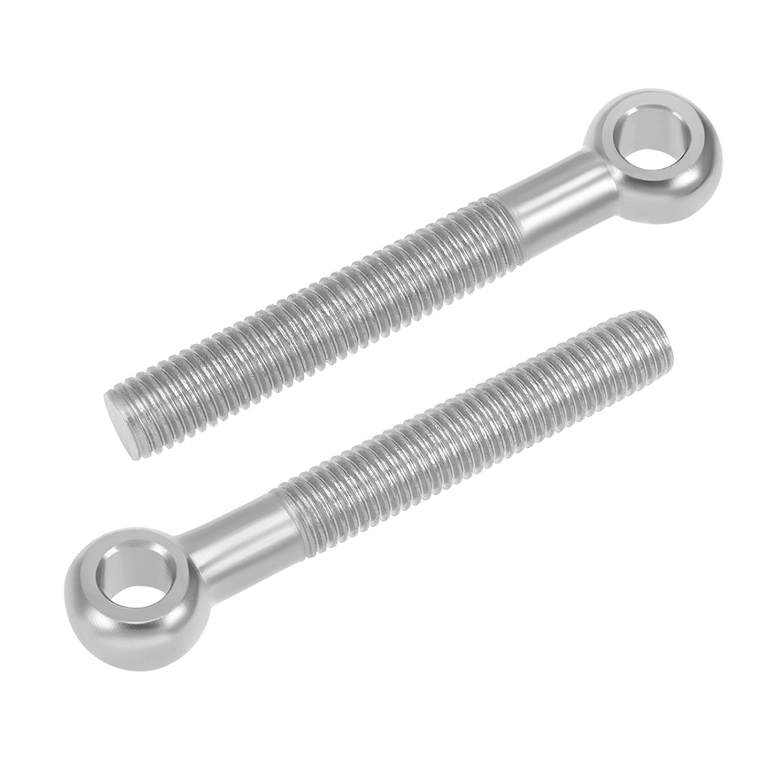 uxcell Uxcell M14 x 100mm Machinery Shoulder Swing Lifting Eye Bolt 304 Stainless Steel Metric Thread 2pcs