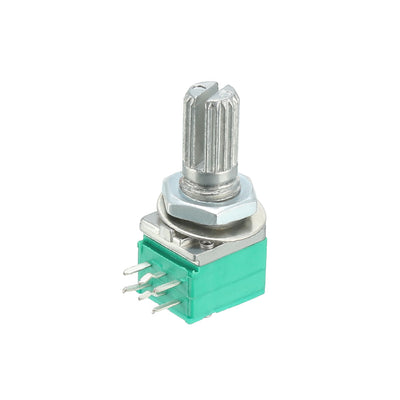 Harfington Uxcell RK097G 10K Ohm Variable Resistors Dual Turn Rotary Carbon Film Taper Potentiometer