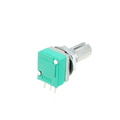 Harfington Uxcell RK097N 50K Ohm Variable Resistors Single Turn Rotary Carbon Film Taper Potentiometer 5pcs