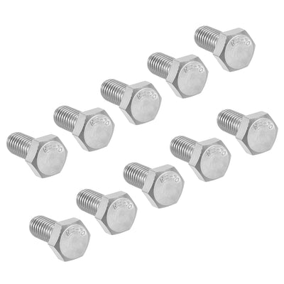 uxcell Uxcell M8x16mm Hex Bolts 304 Stainless Steel Hexagon Screw Bolt 10pcs