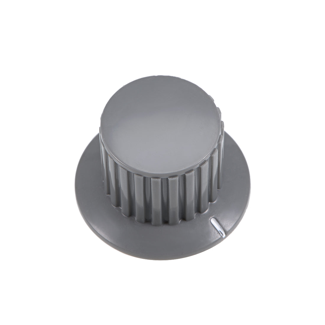 uxcell Uxcell 2Pcs 6mm Insert Shaft 32.5x20.5mm Plastic Potentiometer Rotary Knob Pots Grey