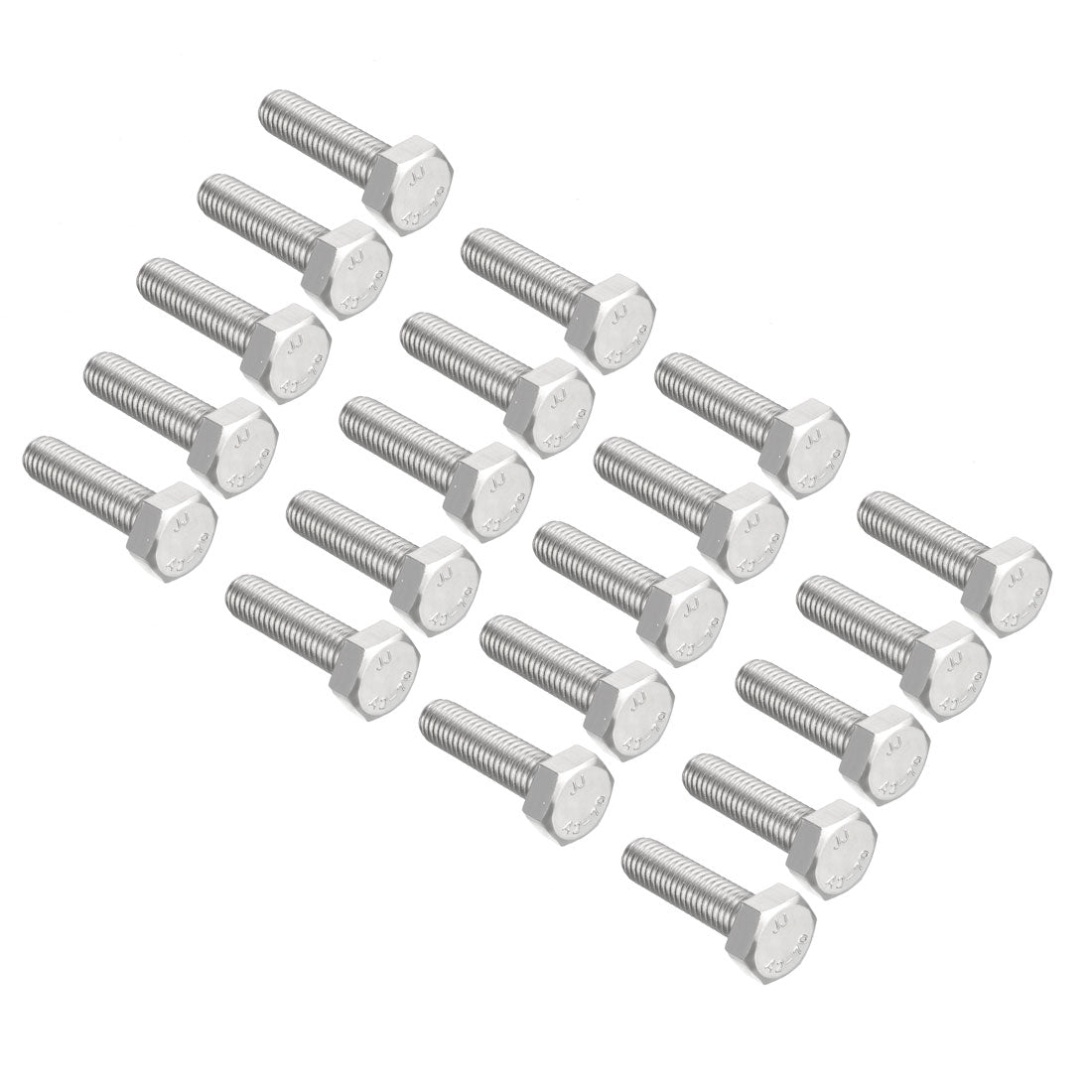 uxcell Uxcell M8x30mm Hex Bolts 304 Stainless Steel Hexagon Screw Bolt 20pcs