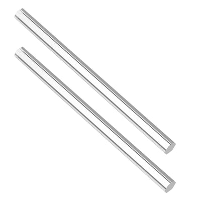 Harfington Uxcell 15mmx15mmx250mm Clear Solid Acrylic Hexagon Rod PMMA Bar 2pcs