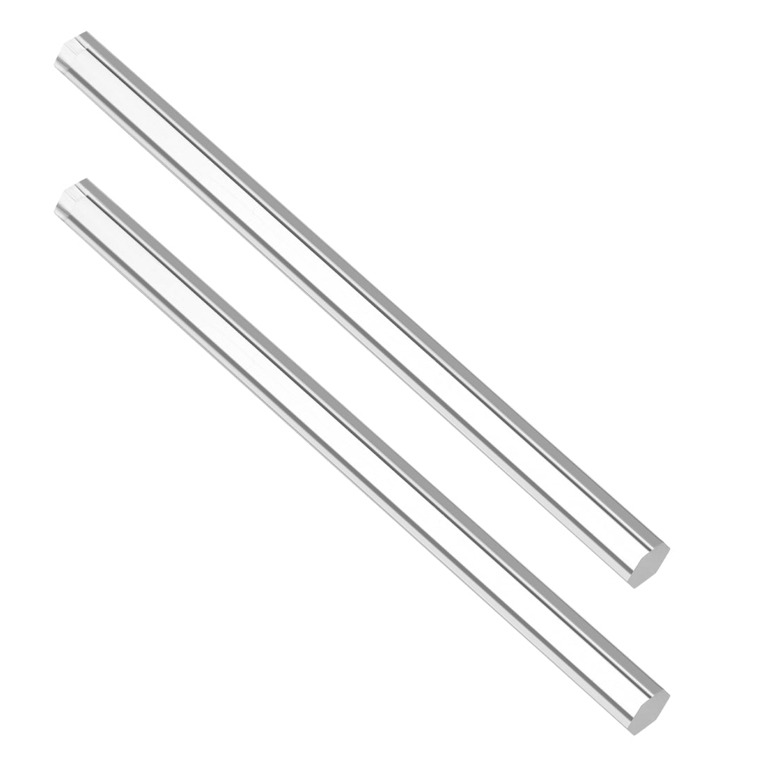 uxcell Uxcell 15mmx15mmx250mm Clear Solid Acrylic Hexagon Rod PMMA Bar 2pcs