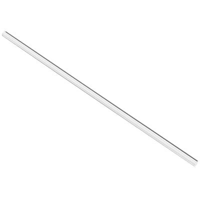 uxcell Uxcell 6mmx250mm Straight White Line Solid Acrylic Round Rod PMMA Bar 2pcs