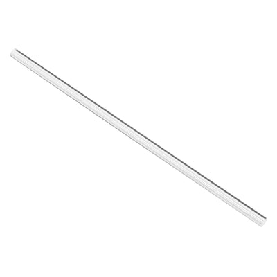 Harfington Uxcell 8mmx250mm Straight White Line Solid Acrylic Round Rod PMMA Bar