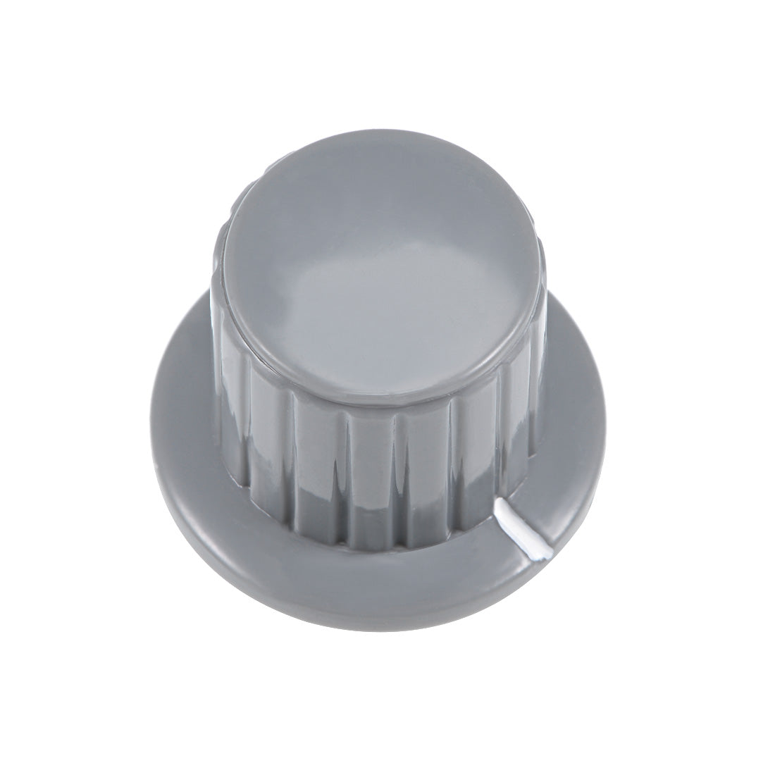 uxcell Uxcell 10Pcs 6mm Insert Shaft 25x19.5mm Plastic Potentiometer Rotary Knob Grey