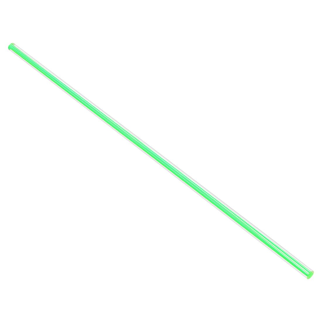 uxcell Uxcell 8mmx500mm Straight Light Green Line Solid Acrylic Round Rod PMMA Bar