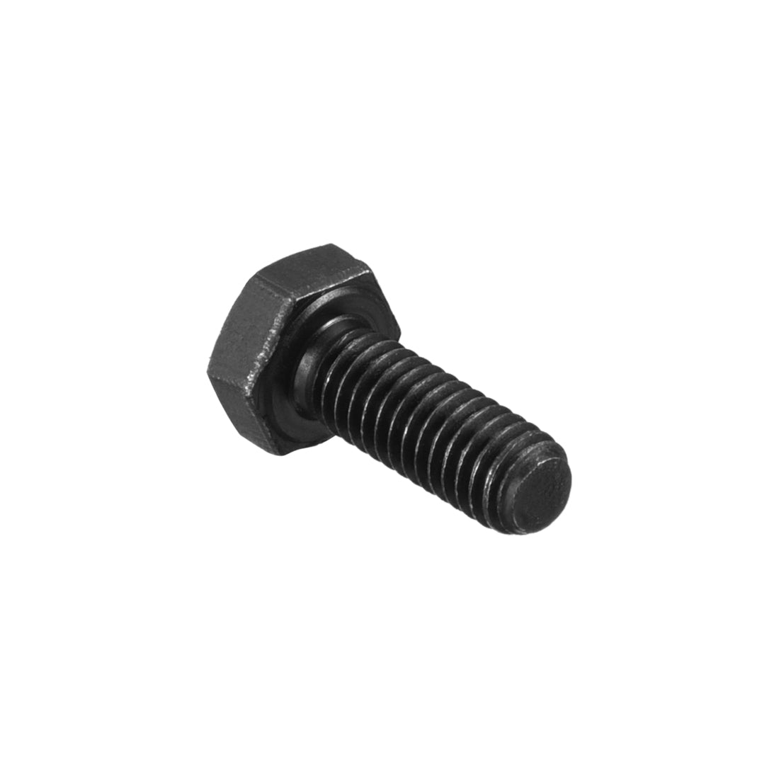 uxcell Uxcell M6x16mm Hex Head Screw Bolts Fastener Grade 8.8 Carbon Steel Black 90pcs