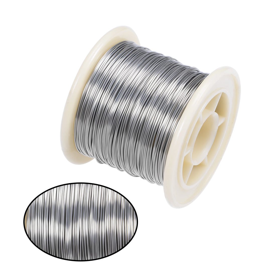 uxcell Uxcell 0.4mm 26AWG Heating Resistor Wire Nichrome Resistance Wires for Heating Elements 164ft 1pcs