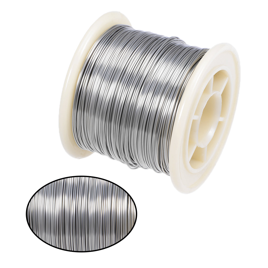 uxcell Uxcell 0.5mm AWG24 Heating Resistor Wire Nichrome Resistance Wires for Heating Elements 164ft