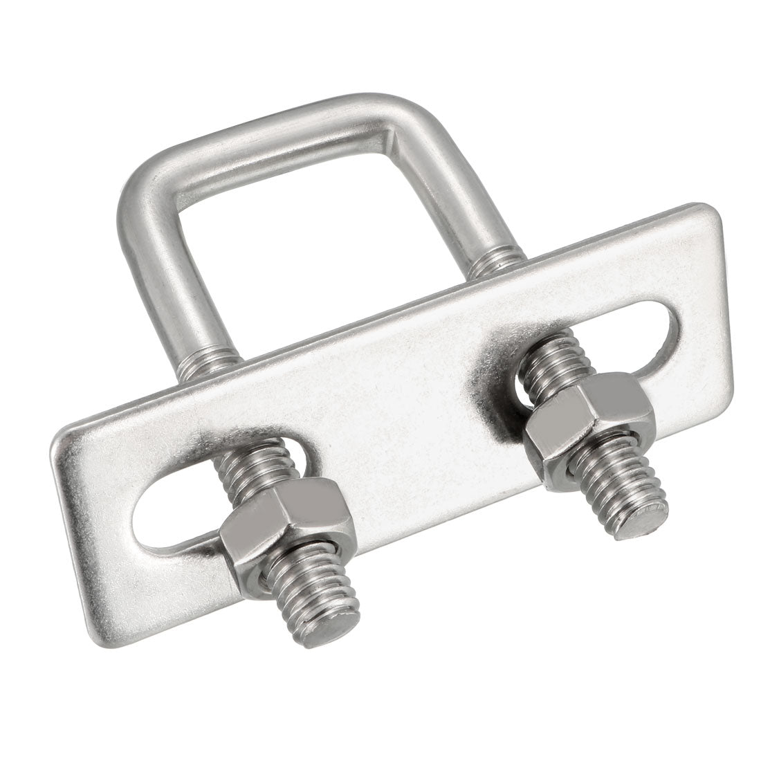 uxcell Uxcell Square U-Bolts M6 D x 20mm W x 45mm L 304 Stainless Steel with Nuts Frame