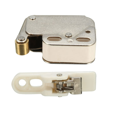 Harfington Uxcell Cabinet Kitchen Spring Press Open Door Catch Brass Tip Touch Push Latch 2pcs