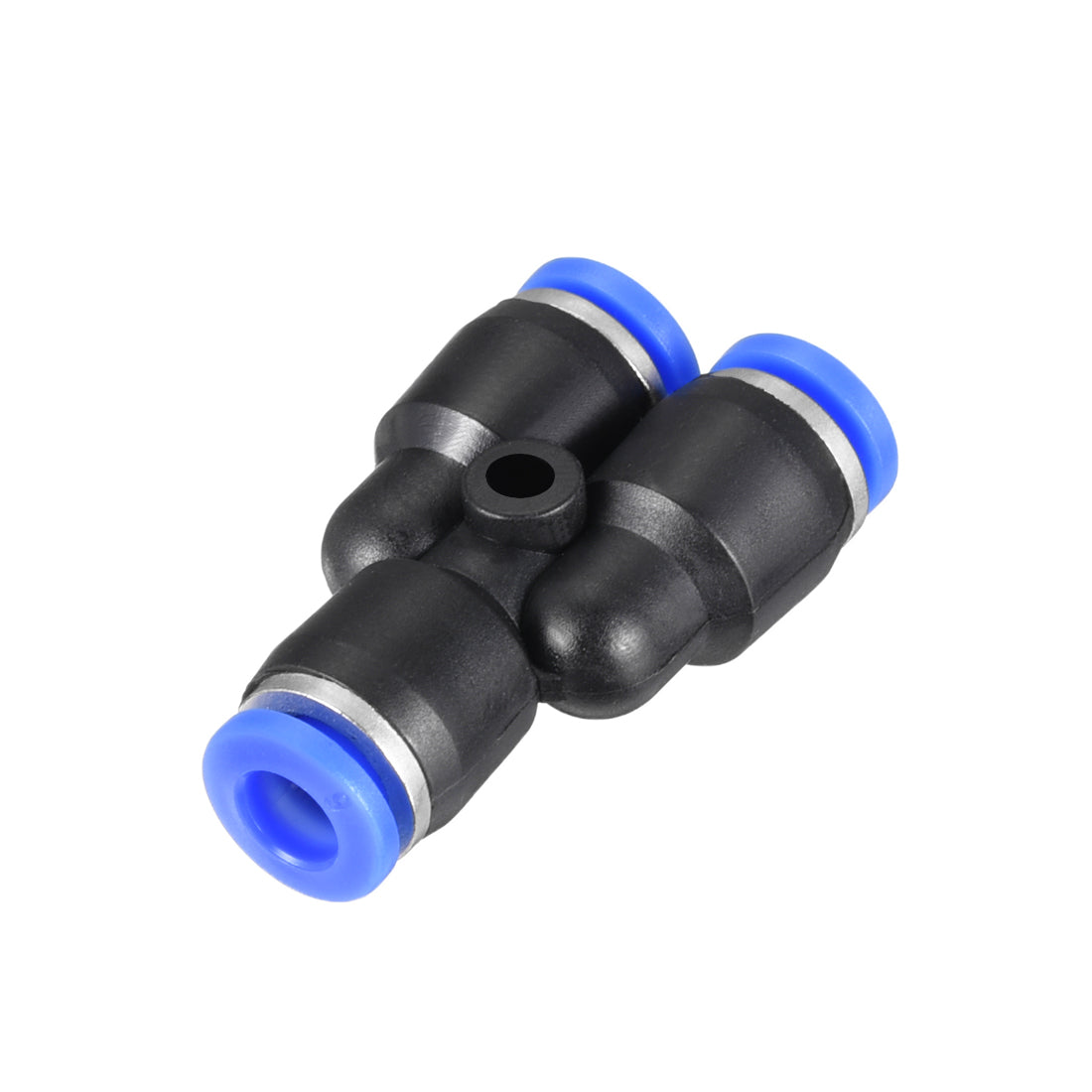 Harfington Push to Connect Fittings Y Type Tube Connect 10 mm or 25/64" Od Push Fit Fittings Tube Fittings Push Lock Blue(10mm Y Tee)