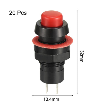 Harfington Mounting Hole Latching Push Button Switch