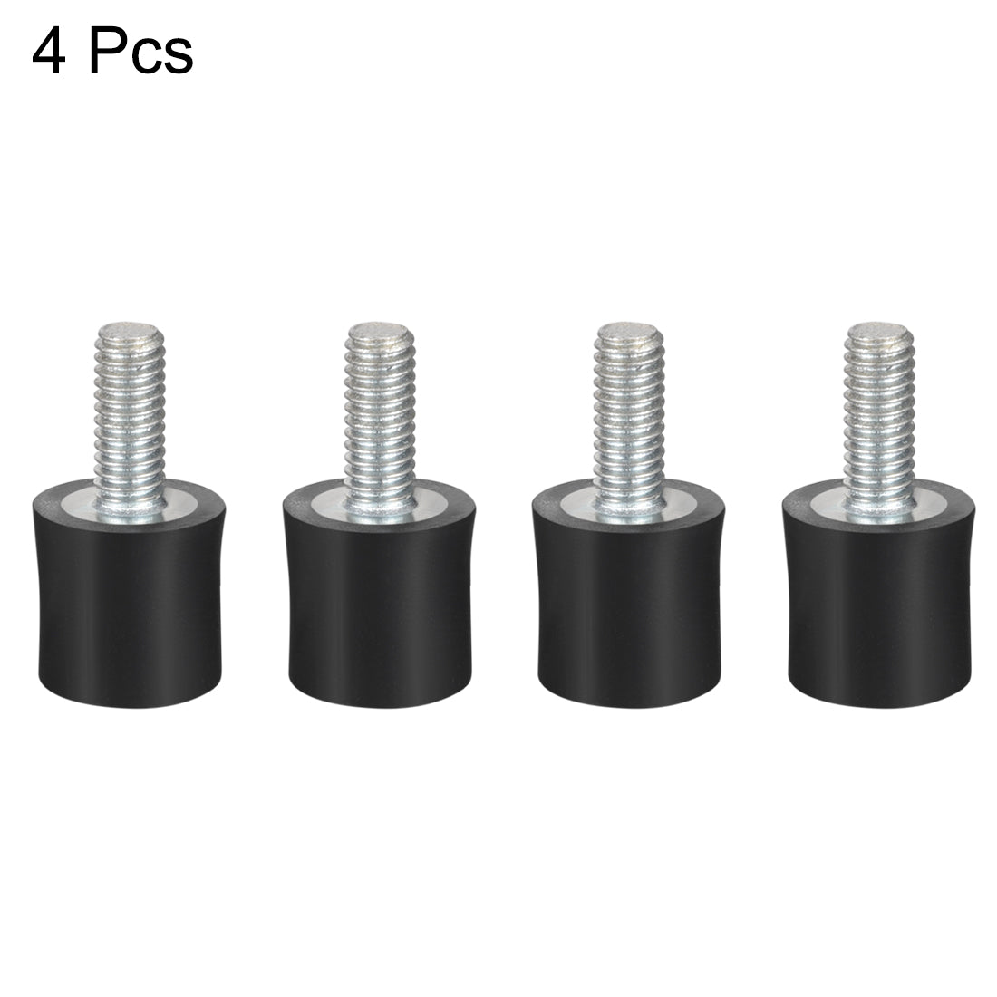 uxcell Uxcell Thread Male Female Rubber Mounts,Vibration Isolators 4pcs