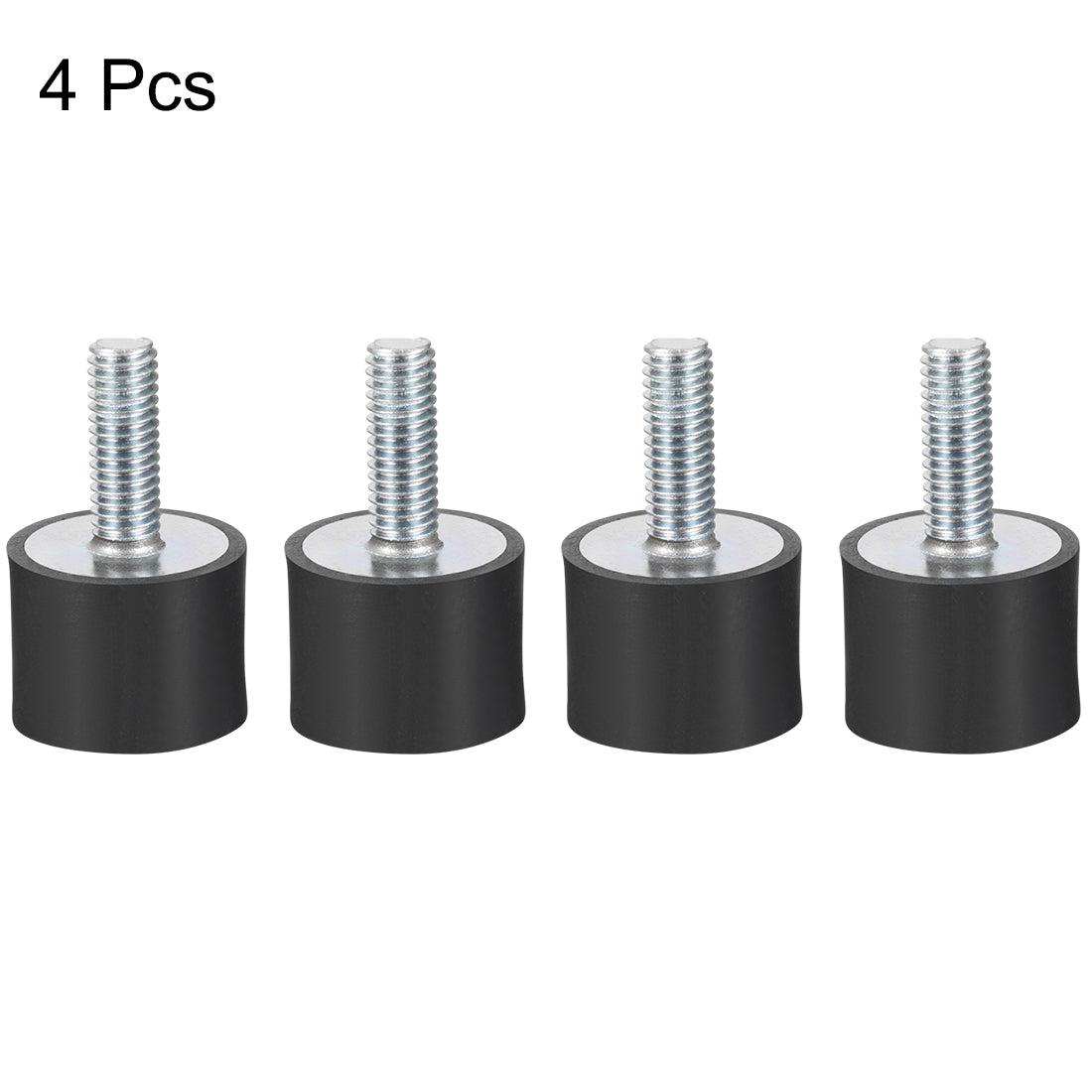 uxcell Uxcell Thread Male Female Rubber Mounts,Vibration Isolators 4pcs