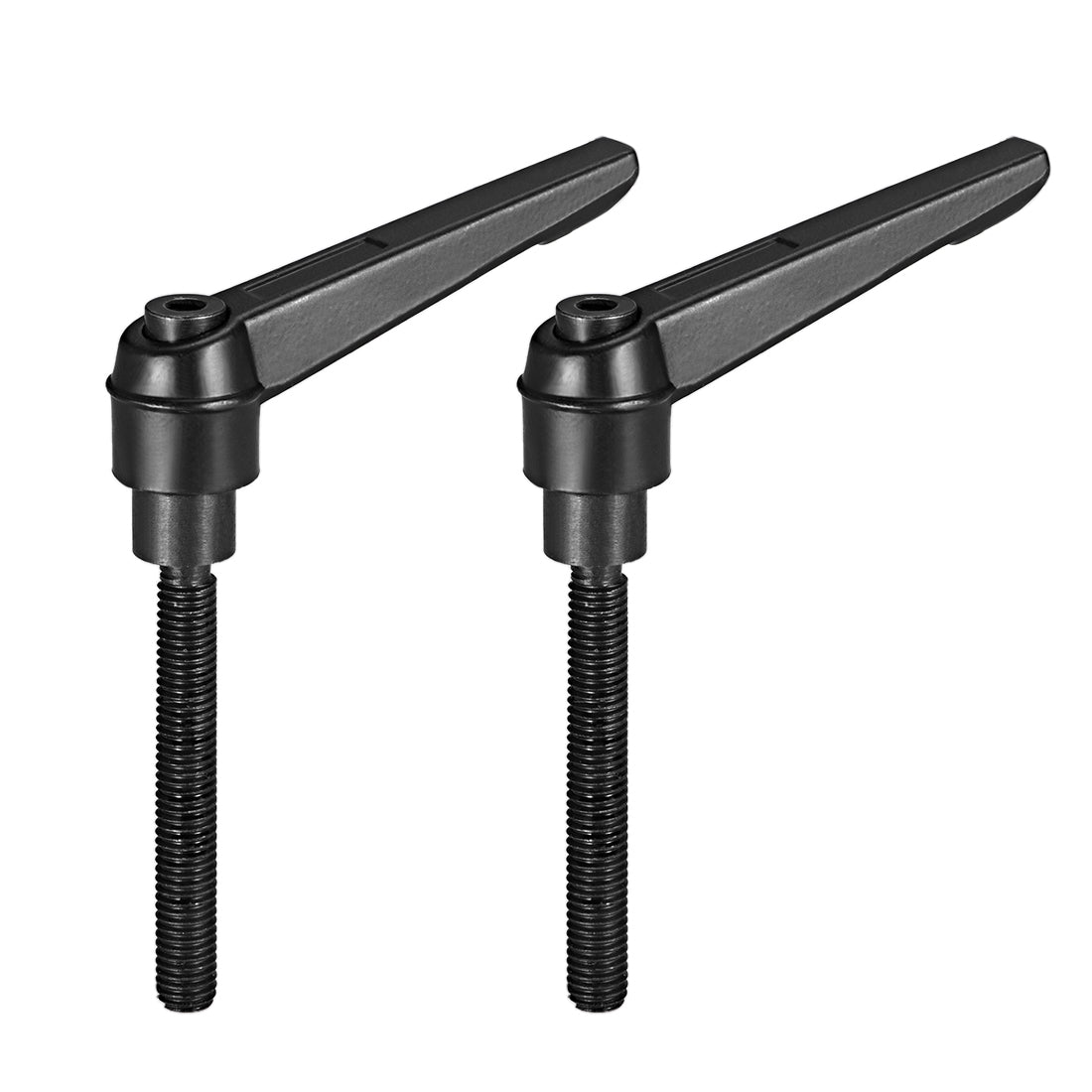 Uxcell Uxcell M6 x 16mmThread Push Button Ratchet Level Adjustable Handle Male Threaded Stud 2pcs