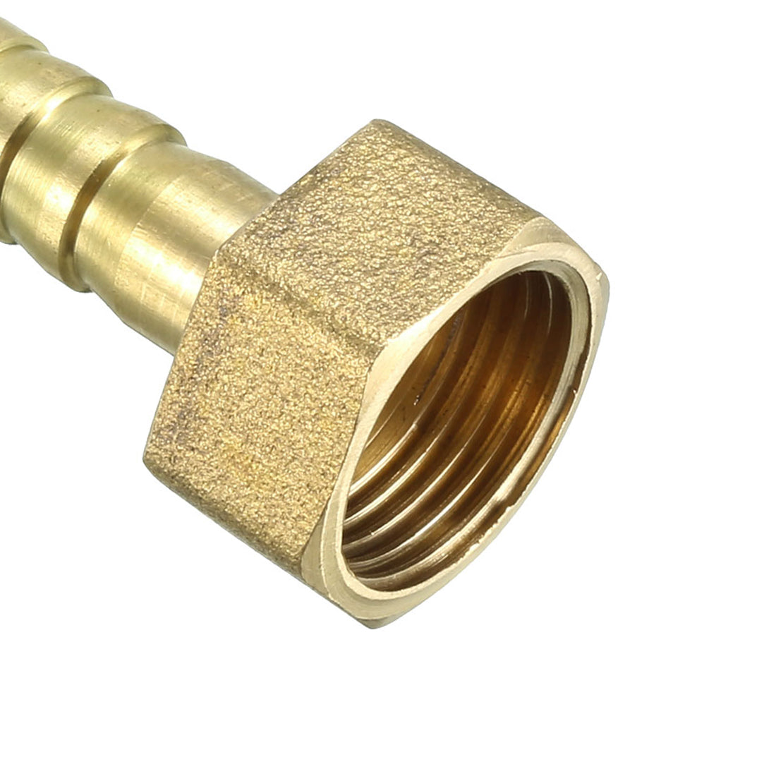 uxcell Uxcell Brass Barb Hose Fitting Connector Adapter 8mm Barbed x 3/8 PT Female Pipe