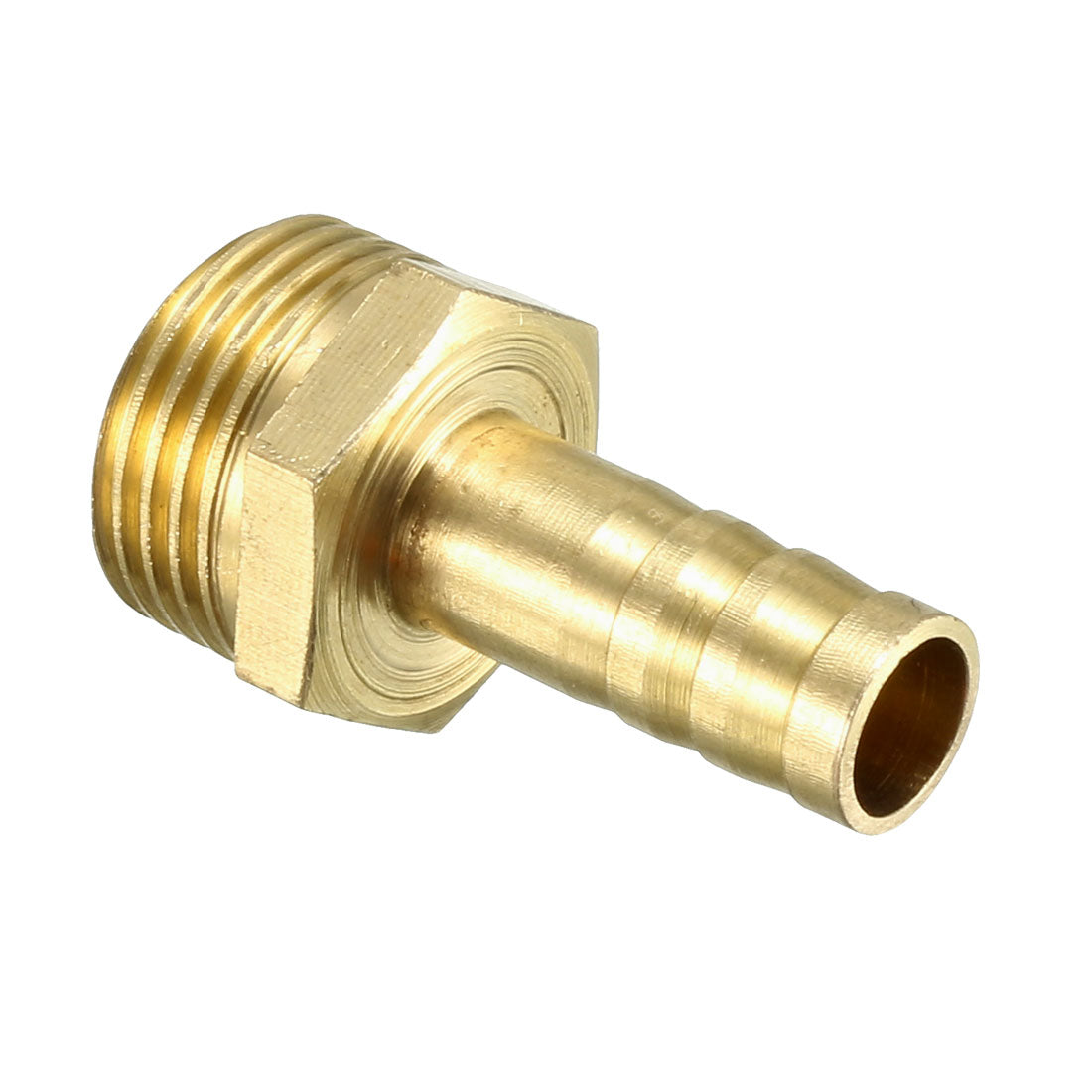 uxcell Uxcell Brass Barb Hose Fitting Connector Adapter 8mm Barbed x 3/8 PT Male Pipe