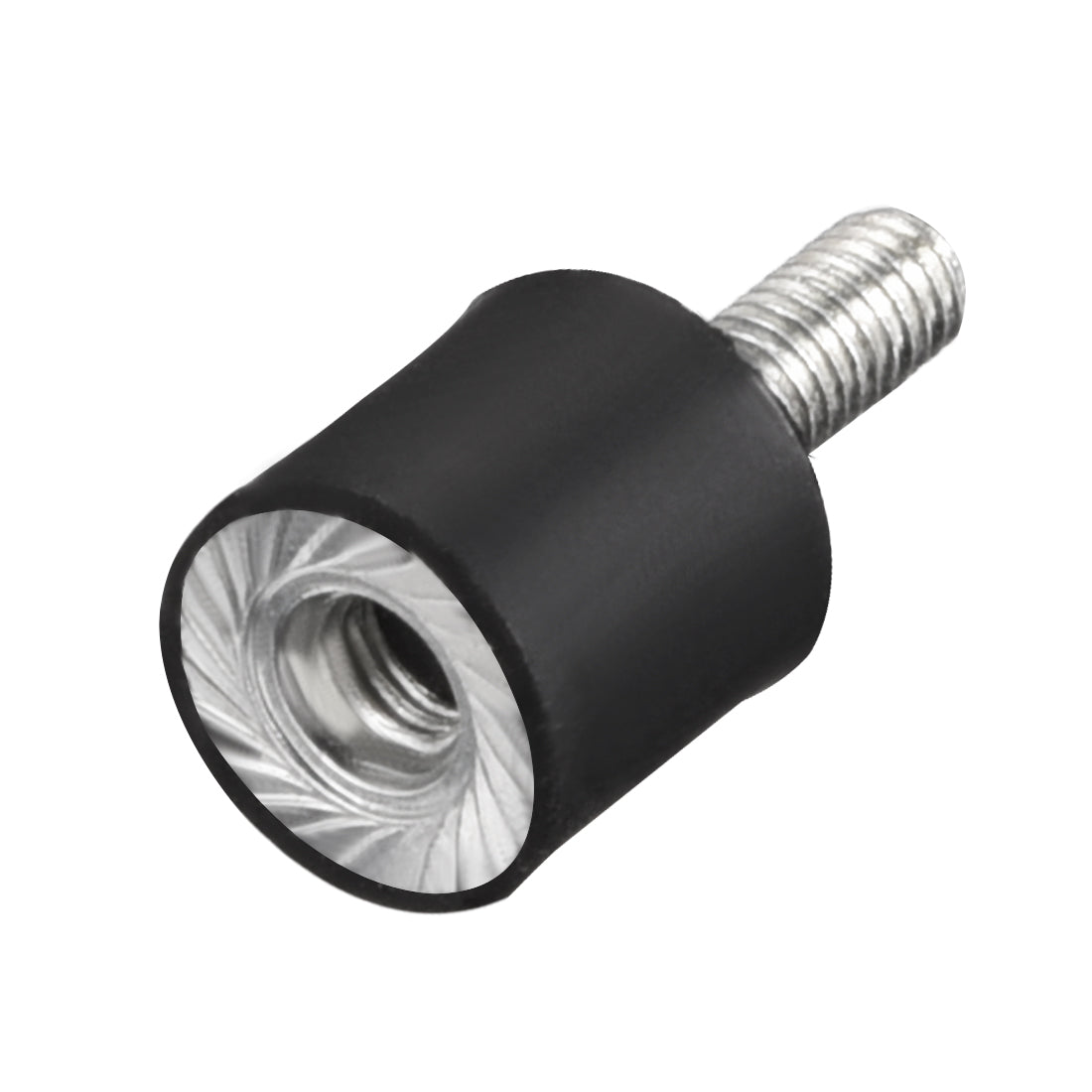 uxcell Uxcell 8Stk.M3*8 Stecker Buchse Gummihalterungen Schwingungsisolatoren Stoßdämpfer 8 mm x  8mm Schwarz