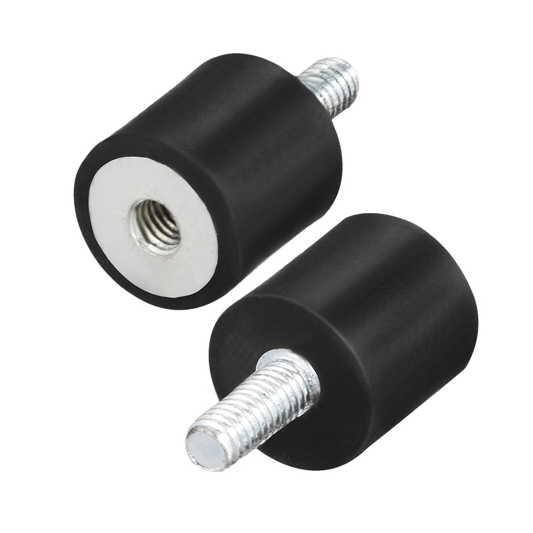 uxcell Uxcell 8Stk.M4 Stecker Buchse Gummihalterungen Schwingungsisolatoren Stoßdämpfer 13 mm x  13mm Schwarz