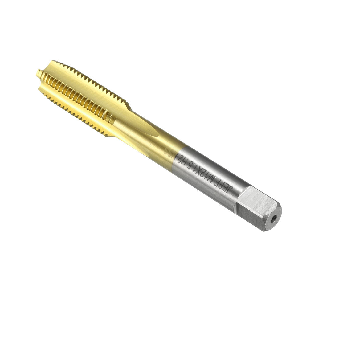 uxcell Uxcell Metric Tap M12 x 1.5 H2 Right Hand Thread Plug Ti-coated for Threading Tapping