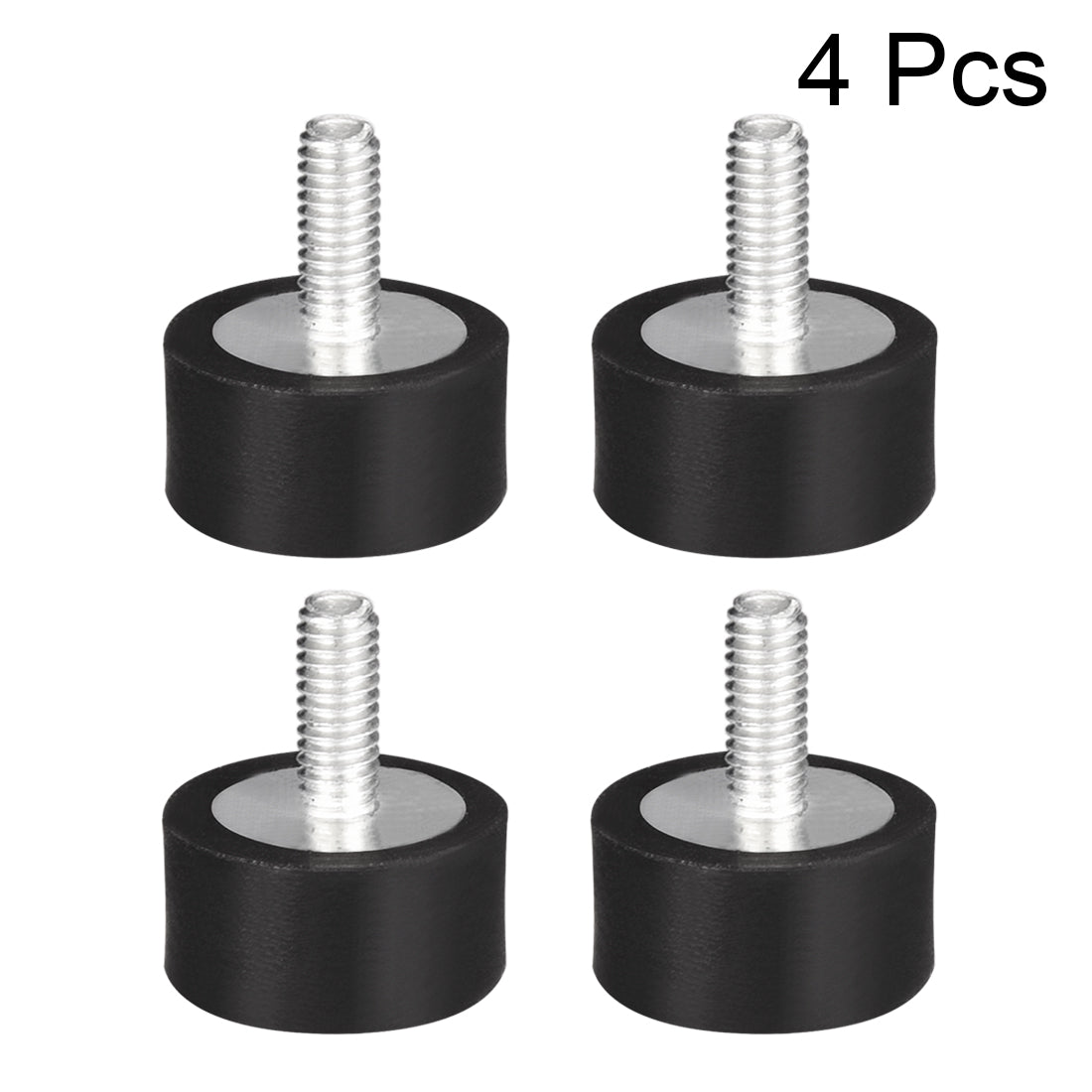 uxcell Uxcell Thread Male Female Rubber Mounts,Vibration Isolators 4pcs