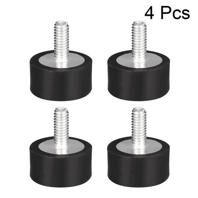 Harfington Uxcell Thread Male Female Rubber Mounts,Vibration Isolators 4pcs