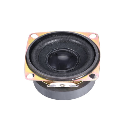 Harfington Uxcell 2St 3W Lautsprecher quadratische Form 4 Ohm für DIY-Audio-Lautsprecher 52mm