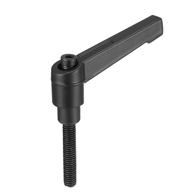 Harfington Uxcell M10 x 25mm Thread Push Button Ratchet Level Adjustable Handle Male Stud